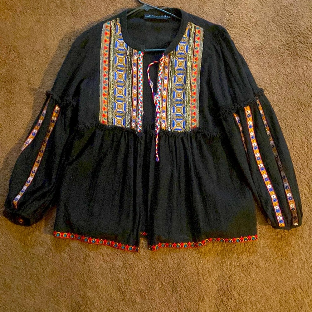Zara light jacket with beading